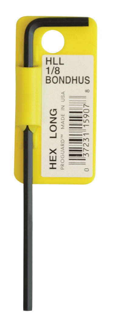 BONDHUS HL1/8L Hex Key Barcoded 1/8", 15907