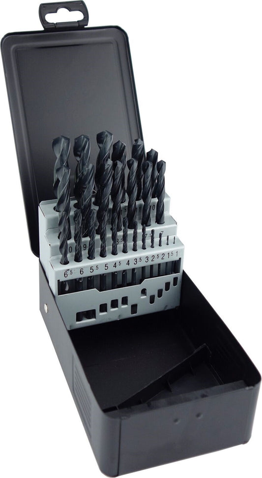 19pc HSS-G DRILL SET 1-10 X0.5mm