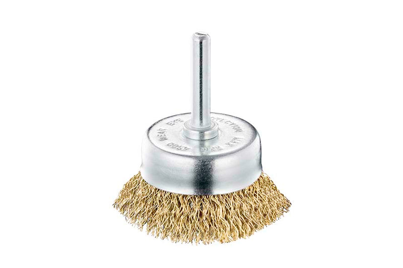 SITBRUSH TE50 Cup brushes Drill 50mm Dia Crimped wire 0.3Ø: Steel  SIT 0200