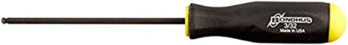 BONDHUS PBS3/32 Prohold BallEnd Hex Screwdriver 3/32", 74605