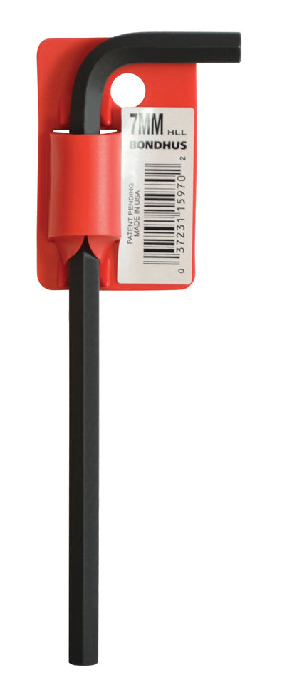 BONDHUS HL7L Hex Key Barcoded 7mm, 15970