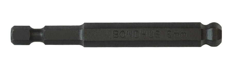 BONDHUS BH8.0 BallEnd Hex Power Bit 8mm, 10872