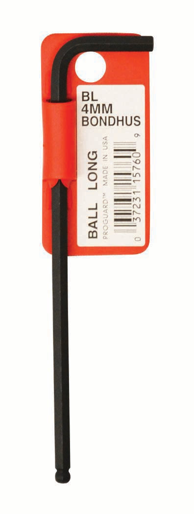 BONDHUS BL4.0XL BallEnd Hex Key 4mm 16060