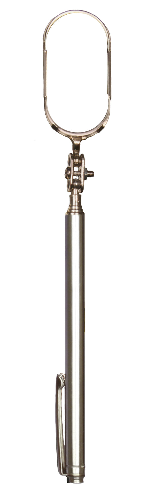 ULLMAN B-2T 1" X 2" Oval Telescopic Inspection Mirror, B2T