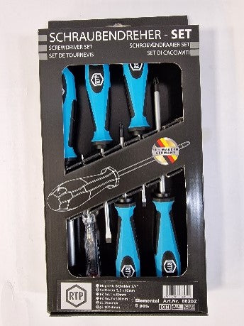 RTP PZ Screwdriver Set 6 Pieces, 88202