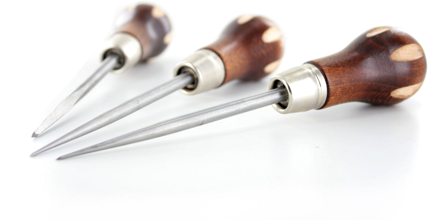 FAMAG Piercer with Round Blade Wooden Handle, 2001100 (DISCONTINUED LIMITED STOCK)