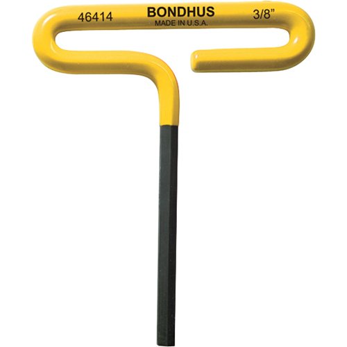 BONDHUS 3/8" T-Handle Hex Cushion Grip 6", 46414
