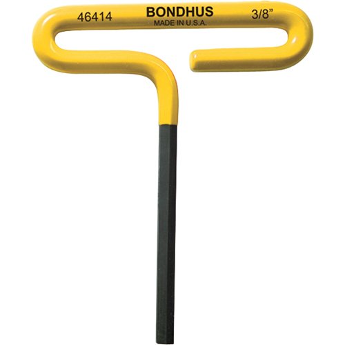 BONDHUS 3/8" T-Handle Hex Cushion Grip 6", 46414