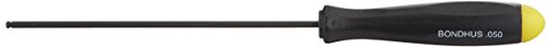 BONDHUS PBS0.50 Prohold BallEnd Hex Screwdriver 0.50", 74602
