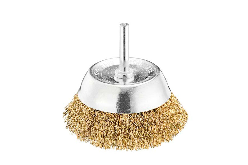 SITBRUSH TE75 Cup brushes Drill 75mm Dia Crimped wire 0.3Ø: Steel  SIT 0661