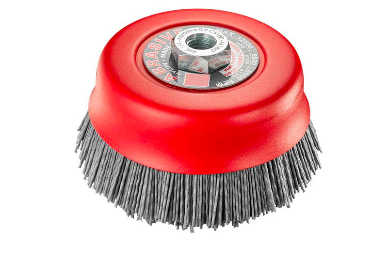 SITBRUSH T120 120mm Abrasive 0.9 Nylon Cup Brush For Angle Grinder M14 , 0151