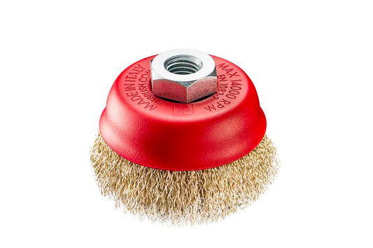 SIT  Cup brushes Angle Grinder Crimped wire 0.3Ø: 60Steel  SIT 0228