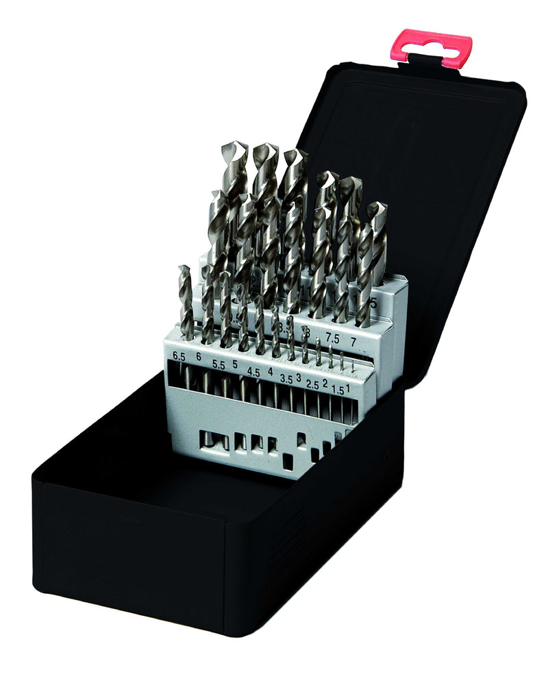 DRILLS 1-13mm HSS Ground Jobber Drill 25pc Set