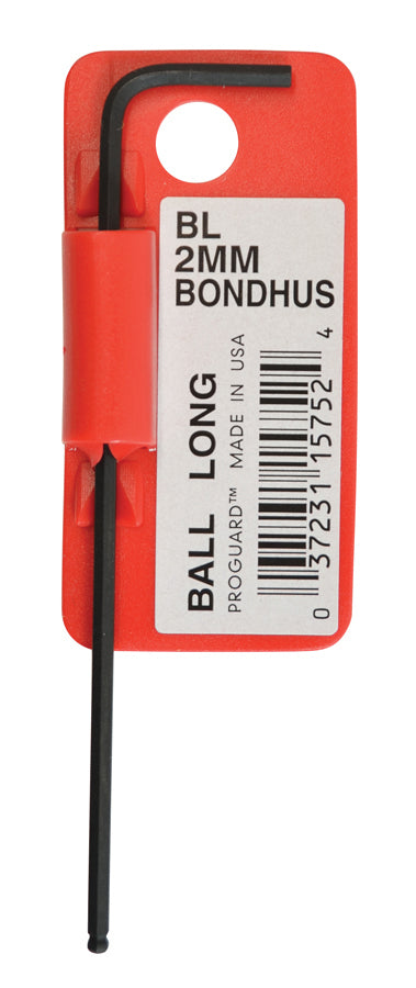 BONDHUS BL2.5XL BallEnd Hex Key 2.5mm 16054