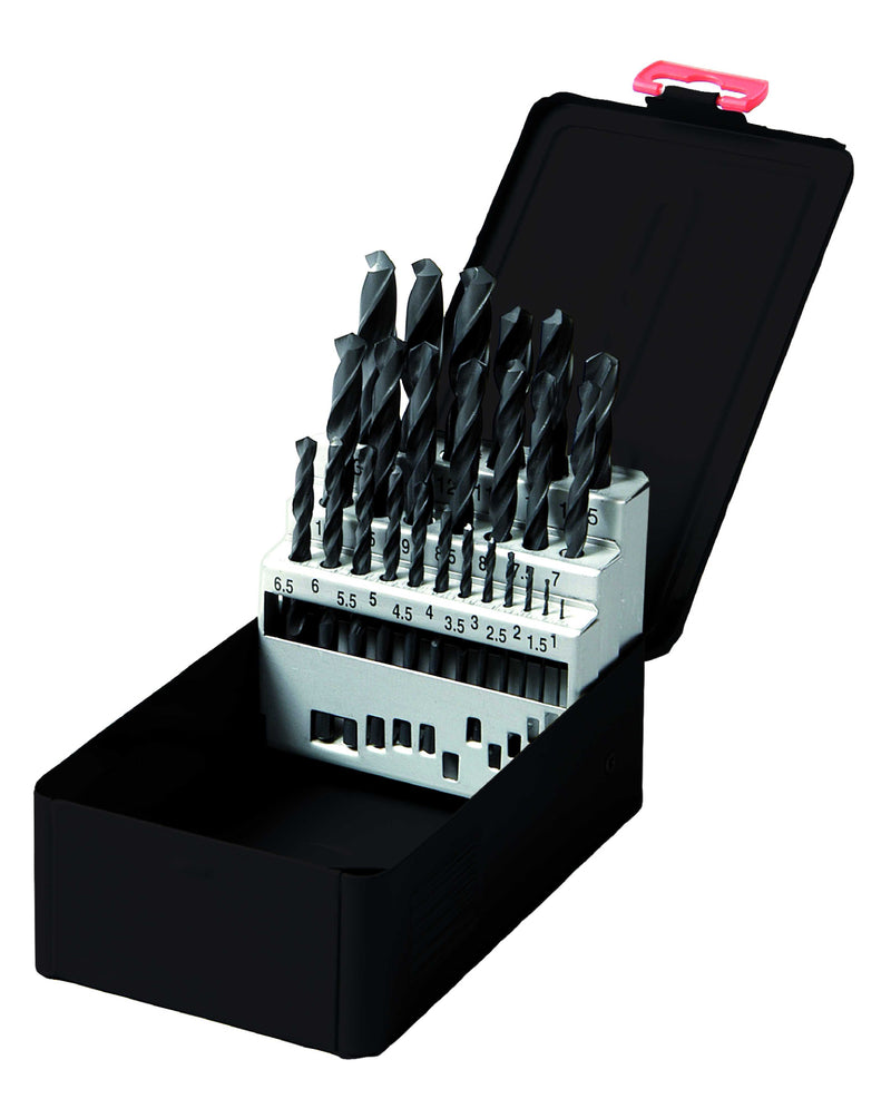 DRILLS 1-13MM Rolled 25pc Set