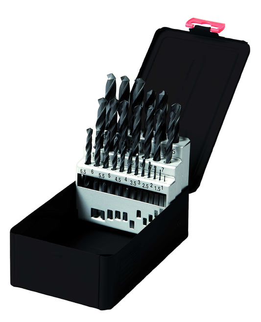 DRILLS 1-13MM Rolled 25pc Set