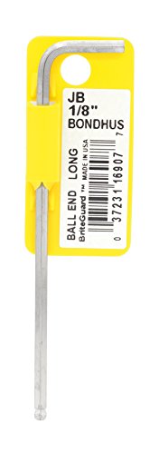 BONDHUS BL1/8B BriteGuard BallEnd Hex Key 1/8", 16907