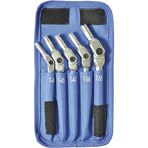 BONDHUS SP5-IC-18 Hexpro 5pcs Torx Set T40-T55, 00018