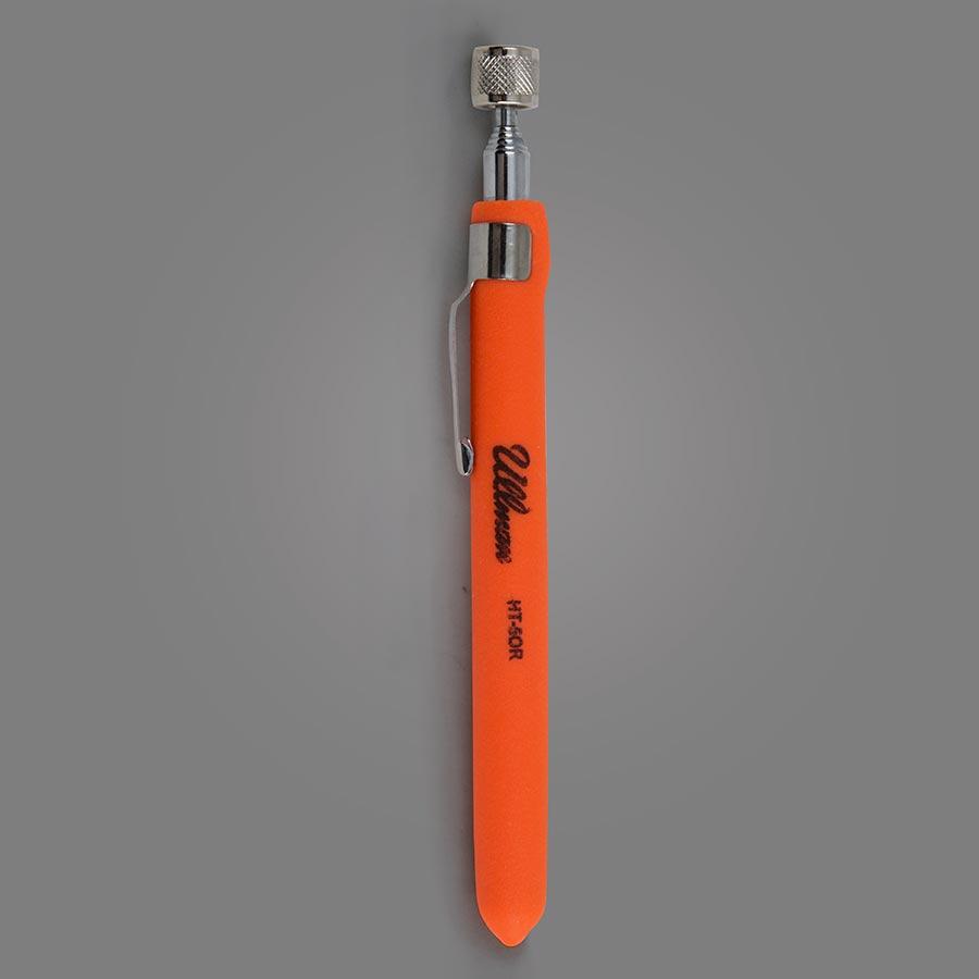ULLMAN HT-5OR Hi-Vis Orange Telescopic Magnetic Pick-Up Tool with POWERCAP®, HT5OR
