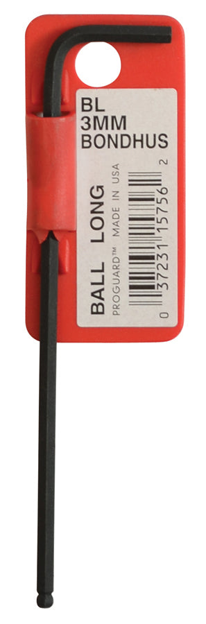 BONDHUS BL3.0 BallEnd Hex Key Barcoded 3mm, 15756