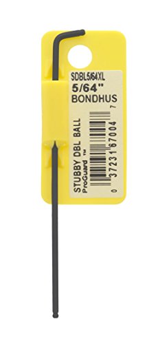 BONDHUS SDBL5/64XL Stubby Double BallEnd Hex Key 5/64", 67004
