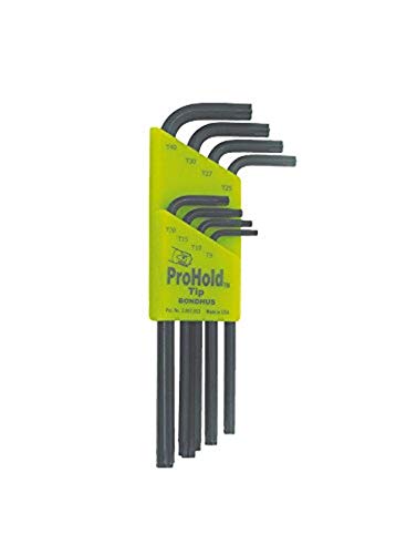 BONDHUS PHTX8 Prohold Torx Key 8pcs Set TX9-TX40, 71834