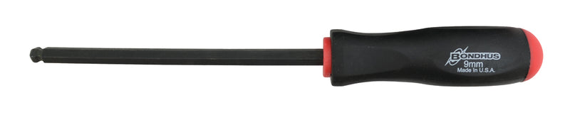 BONDHUS BS9 Ball Driver Hex Screwdriver 9mm, 10674