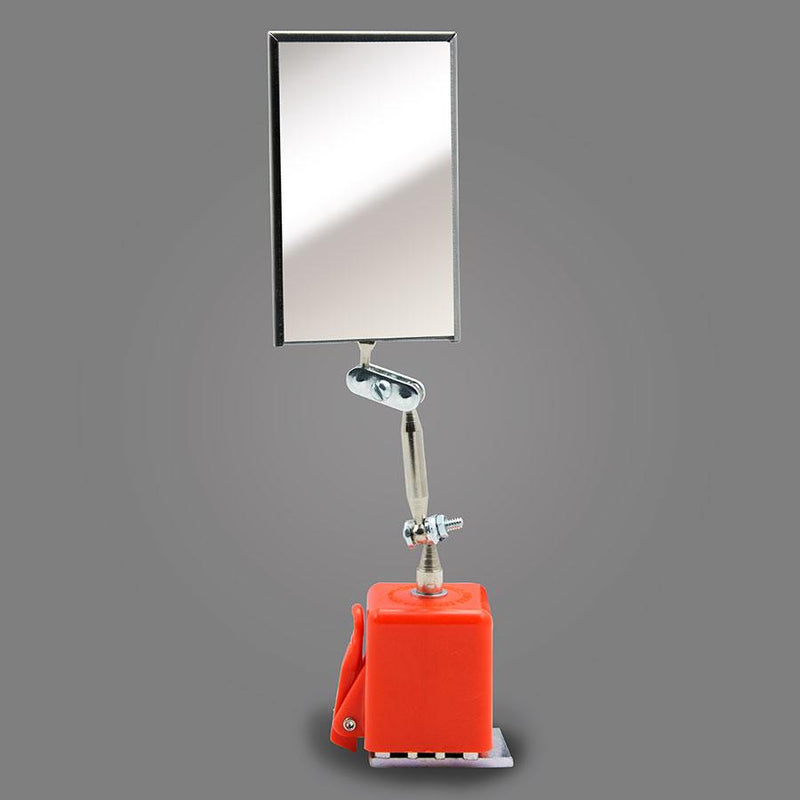 ULLMAN MX-2 Rectangular 2-1/8" X 3-1/2" Magnifying Inspection Mirror with Magnetic Base, MX2