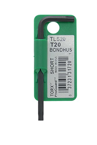 BONDHUS T20 Torx Key Short TX20, 31720