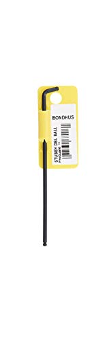 BONDHUS SDBL1/4XL Stubby Double BallEnd Hex Key 1/4", 67012