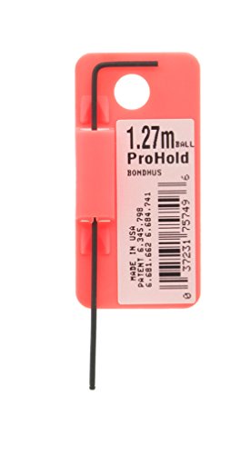 BONDHUS PBL1.27 Prohold BallEnd Hex Key 1.27mm, 75749