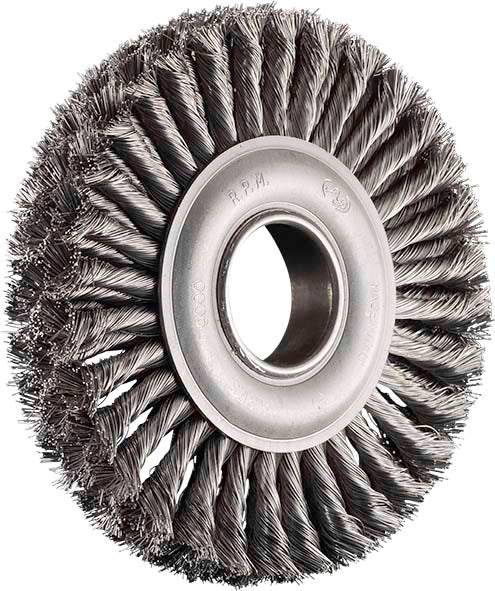 SIT  Circular brushes Bench grinder Twist knot  0.5Ø: 200mm Dia  Steel  SIT 0524