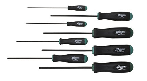 BONDHUS TR-SX8 8pcs Tamper Proof Screwdriver 8pcs Tamper resistant Torx Set TR9-TR40, 33834