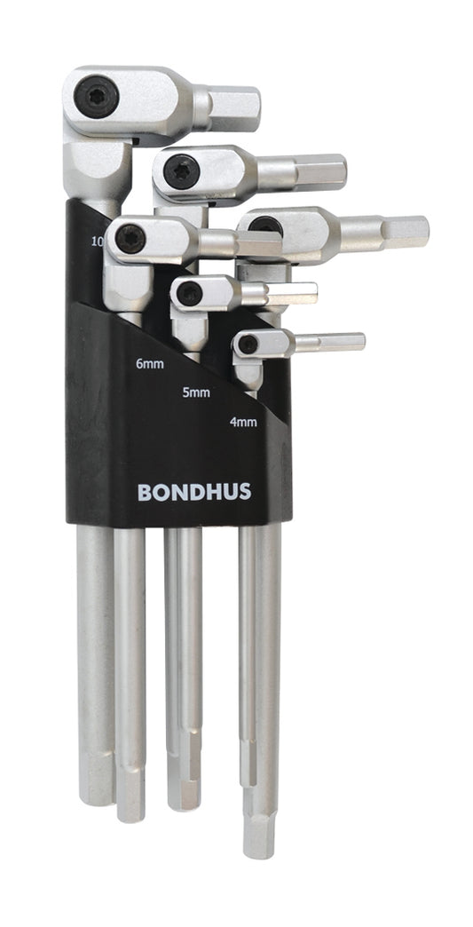 BONDHUS Hexpro Set 6pcs 4 -10mm Case, 00035