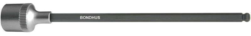 BONDHUS 17mm 6" (150mm) ProHold BallEnd InHex Bit & 1/2" Socket, 43786