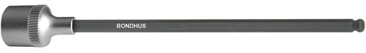 BONDHUS 17mm 6" (150mm) ProHold BallEnd InHex Bit & 1/2" Socket, 43786