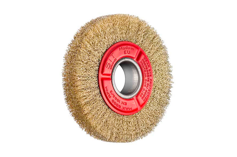SIT  Circular brushes Bench Grinder Crimped wire 0.3Ø: 100Steel  SIT 0703