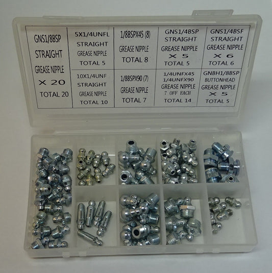 FLUID POWER 80pc Imperial Nipple set, 16087