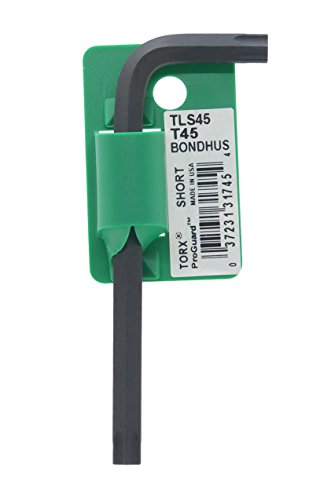 BONDHUS T45 Torx Key Short TX45, 31745