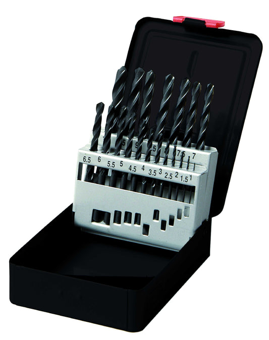 DRILLS 1-10 x .5mm  HSS Rolled Jobber Drill 19pcs Set