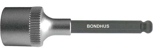 BONDHUS 1/2" ProHold BallEnd InHex Bit & 1/2" Socket, 43716