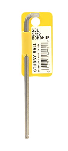 BONDHUS SBL5/32B Stubby BriteGuard BallEnd Hex Key 5/32", 16709