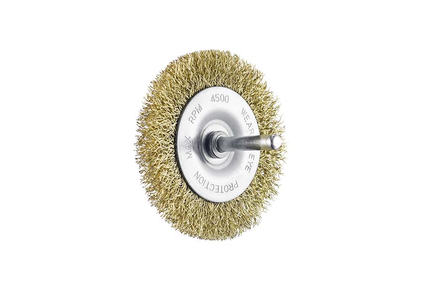 SITBRUSH Circular brushes Drill Crimped wire 0.3Ø: 75mm Steel  SIT 0216