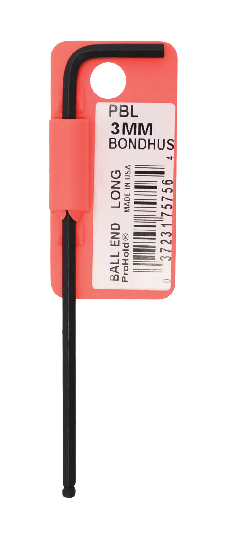 BONDHUS PBL3.0 Prohold BallEnd Hex Key 3mm, 75756