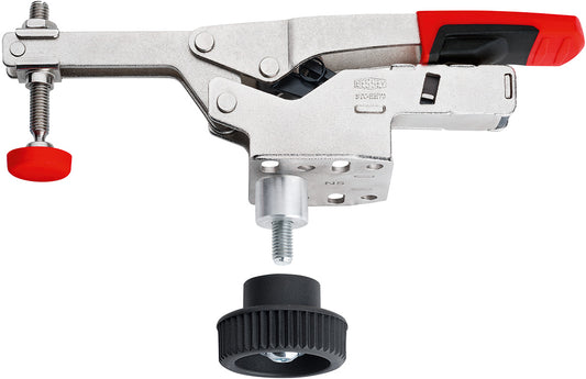 BESSEY STC-HH70-T20 Horizontal toggle clamp with open arm and horizontal base plate with accessory set, BE102128