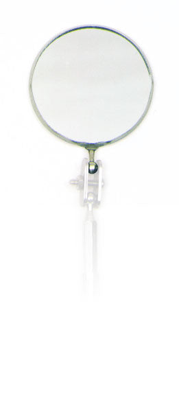 ULLMAN C-2M Round 2-1/4" Telescopic Magnifying Inspection Mirror, C2M