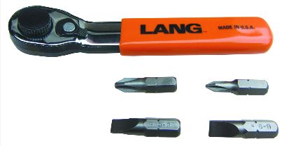 LANG 5221 5 pcs fine tooth bit wrench set