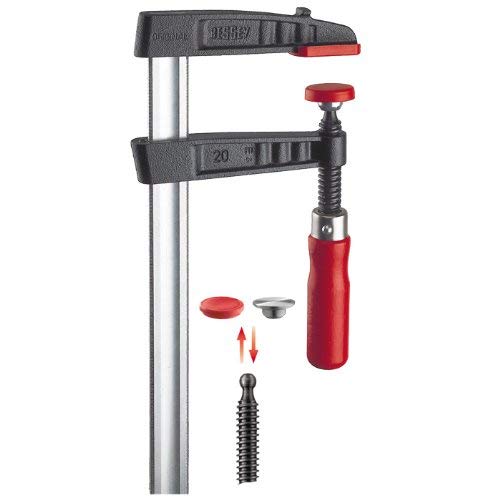 BESSEY TG100S12 Malleable cast iron screw clamp TG 1000/120 Wood Handle, BE100284