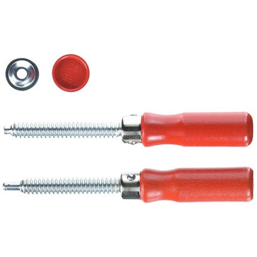 BESSEY Spindle set FRK (2 diff. screws, pressure pad, protection cap), 3101409