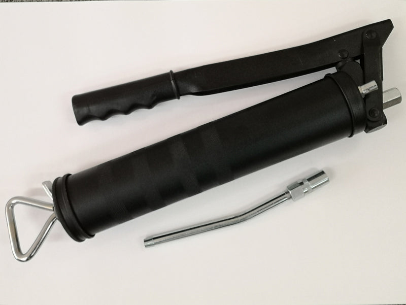 FLUID POWER Standard Side Lever Grease Gun c/w rigid tube & coupler, 12734